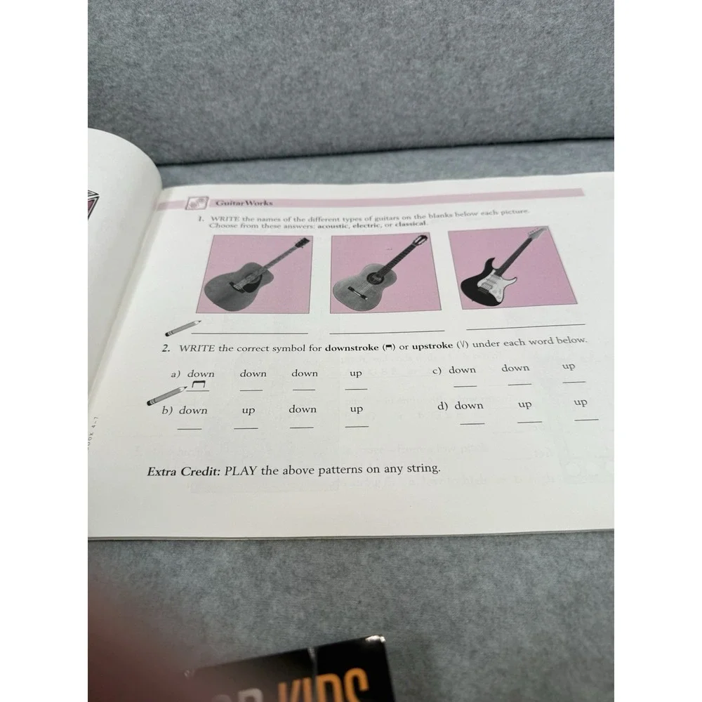 FJH Young Beginner Guitar Method Book 1 + Theory Activity‎ Book Set Learn Chords